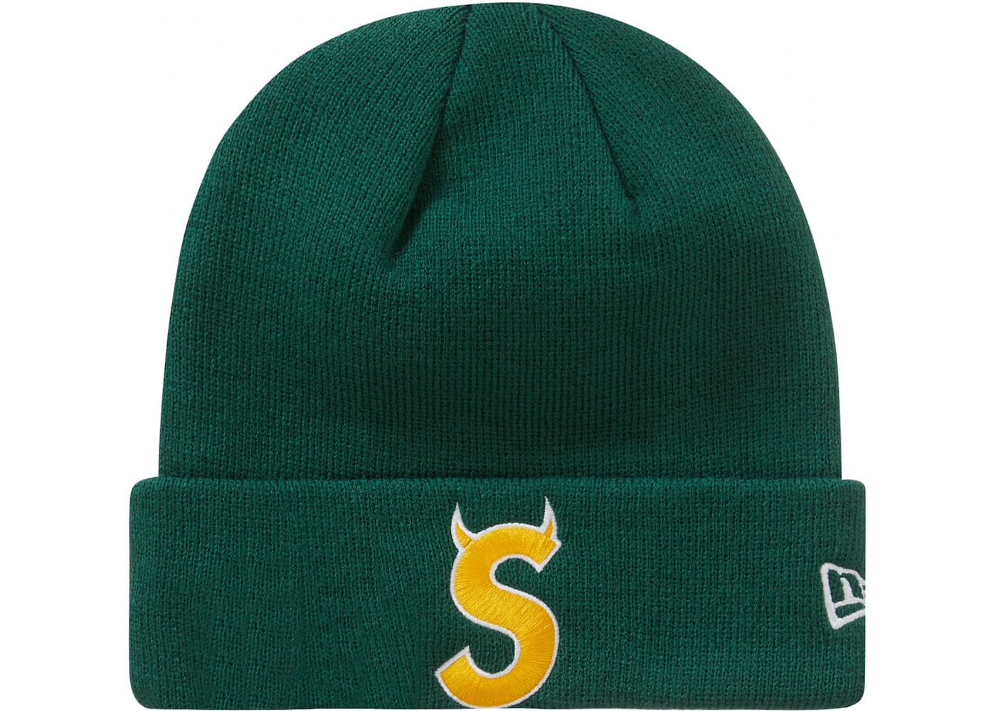 Supreme New Era S Logo Beanie (FW22) Dark Green – SOLEPLIER