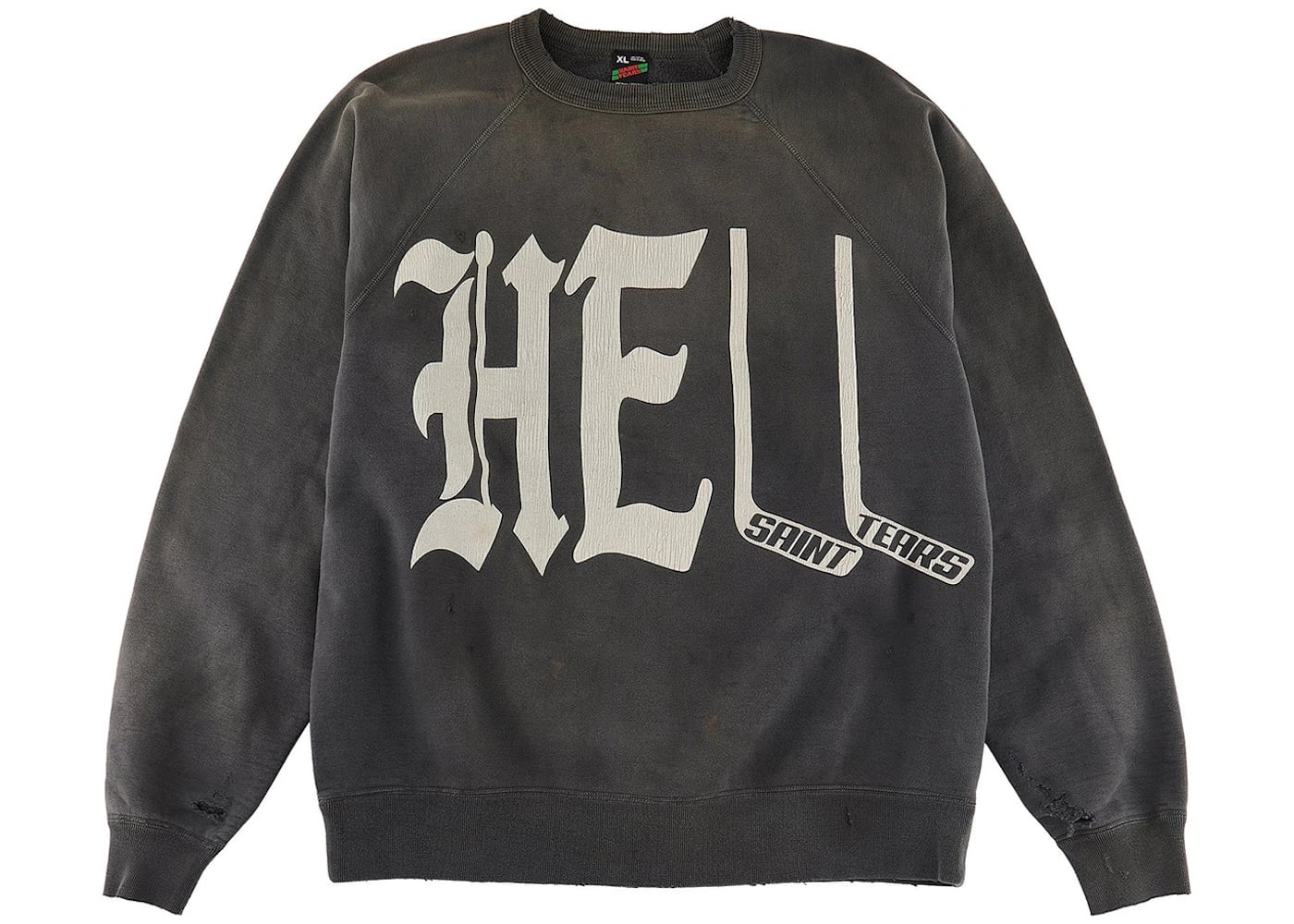 Saint Mxxxxxx x Denim Tears HELL Sweatshirt Vintage Black