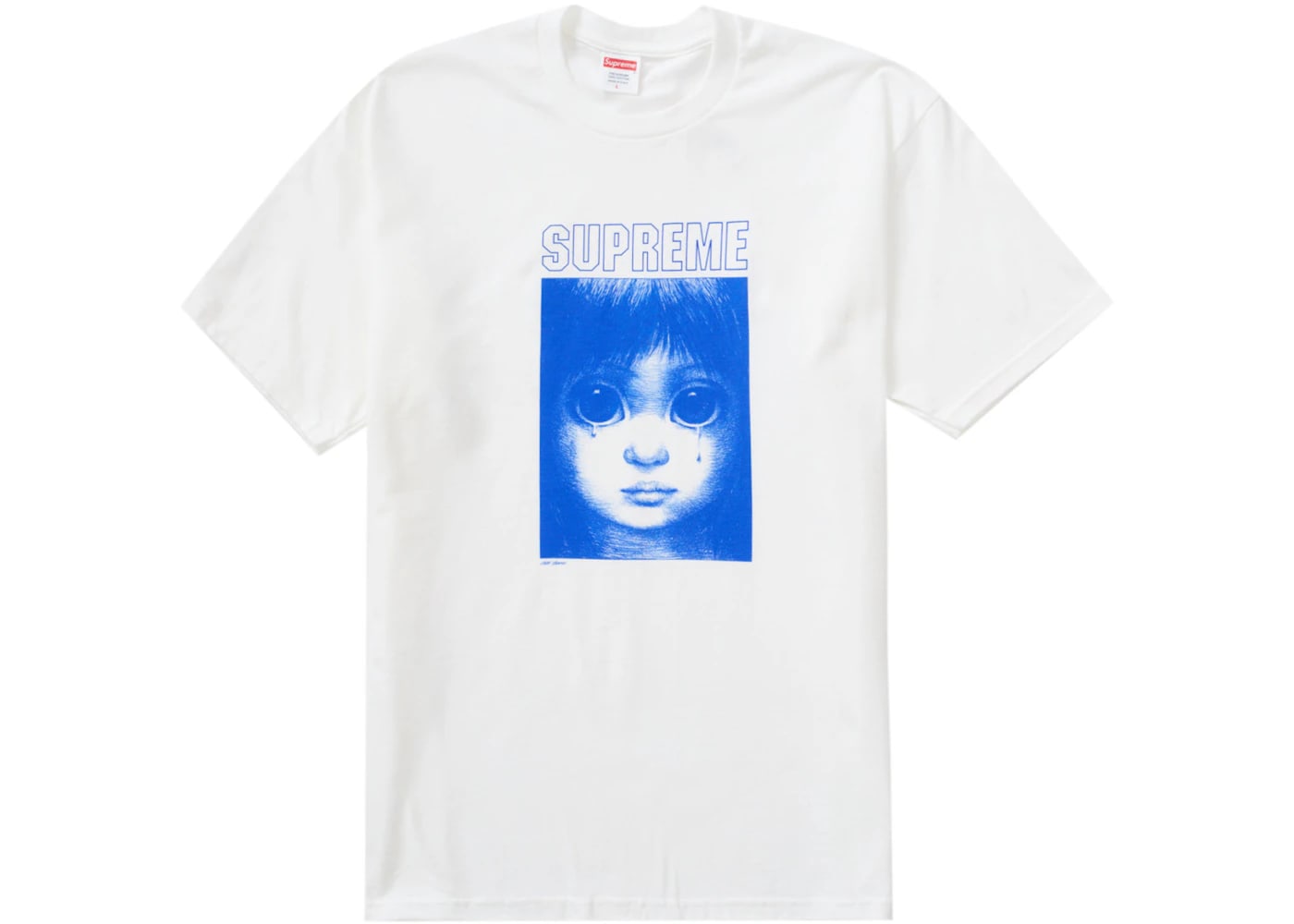 Supreme Margaret Keane Teardrop Tee White – SOLEPLIER