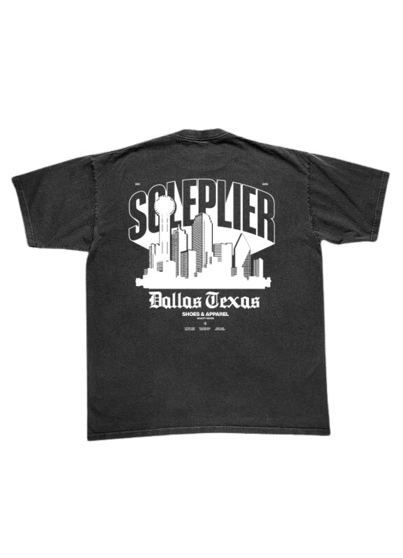 SOLEPLIER Skyline Tee Vintage Black