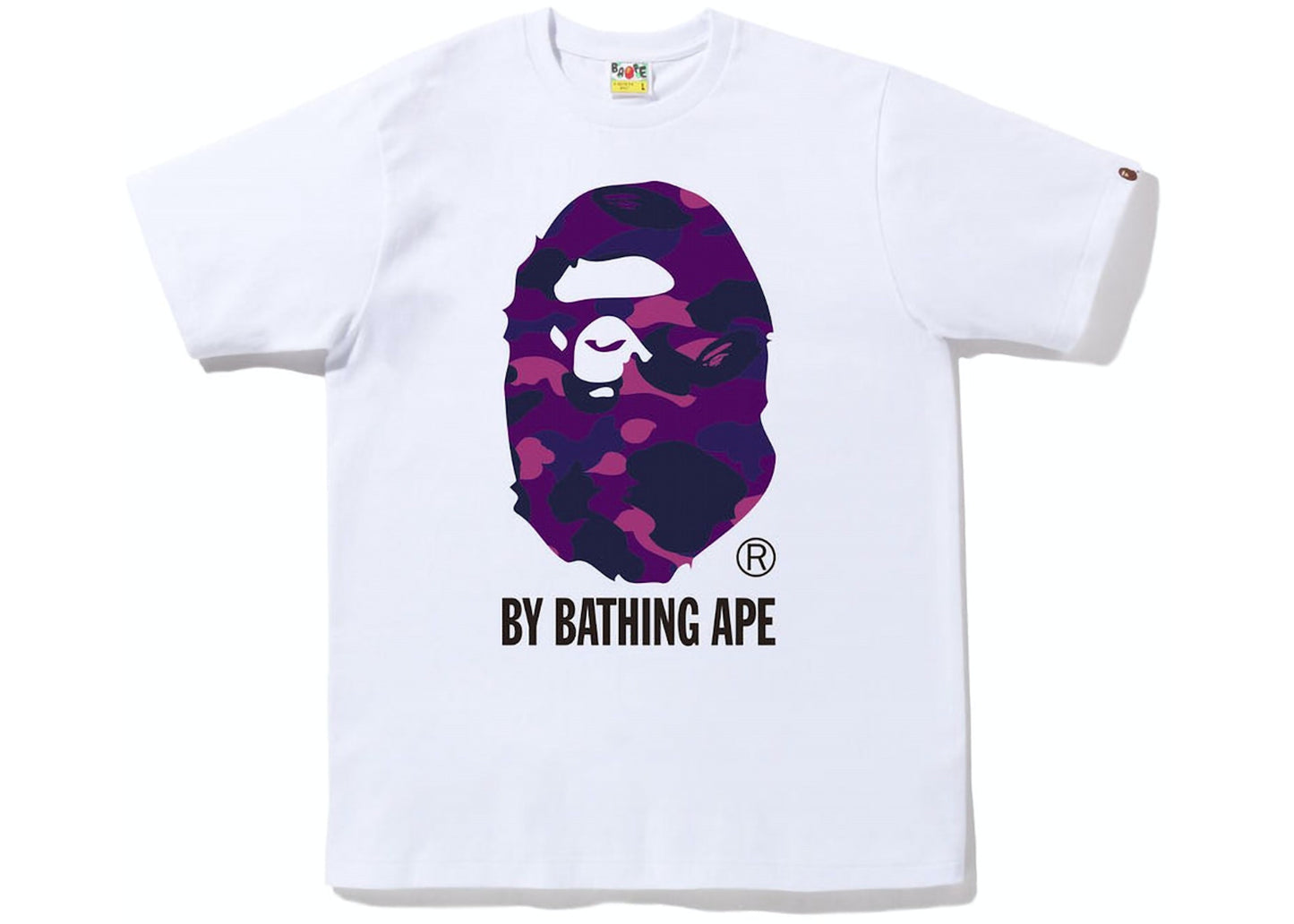 BAPE Color Camo By Bathing Ape Tee (FW22) White Purple