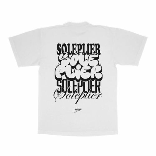 SOLEPLIER Fonts Tee White