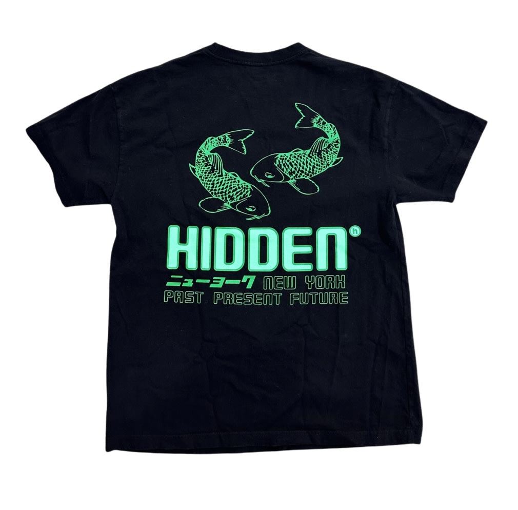 Koi Fish Tee Black