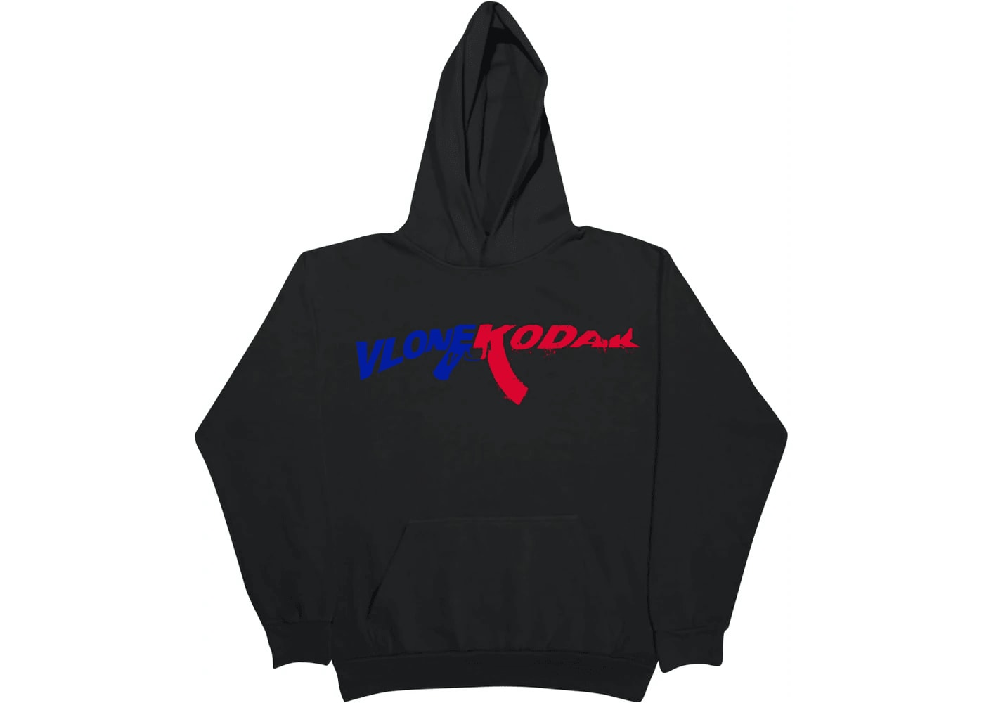 Kodak Black x Vlone 47 Hoodie Black