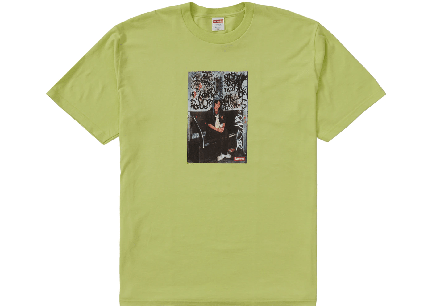 Supreme Lady Pink Tee Neon Green