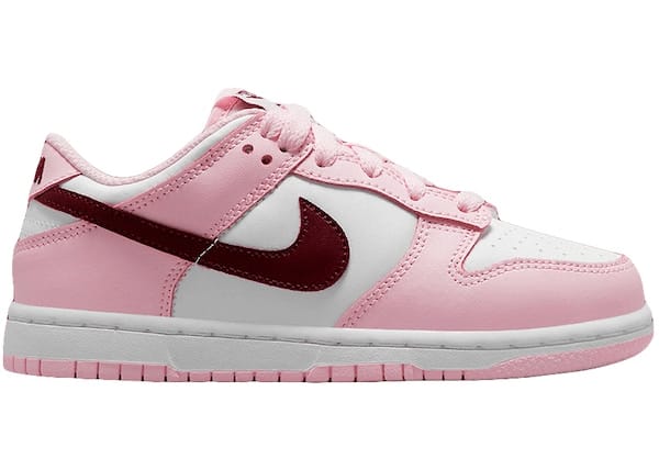 Pink red white dunk low Clearance