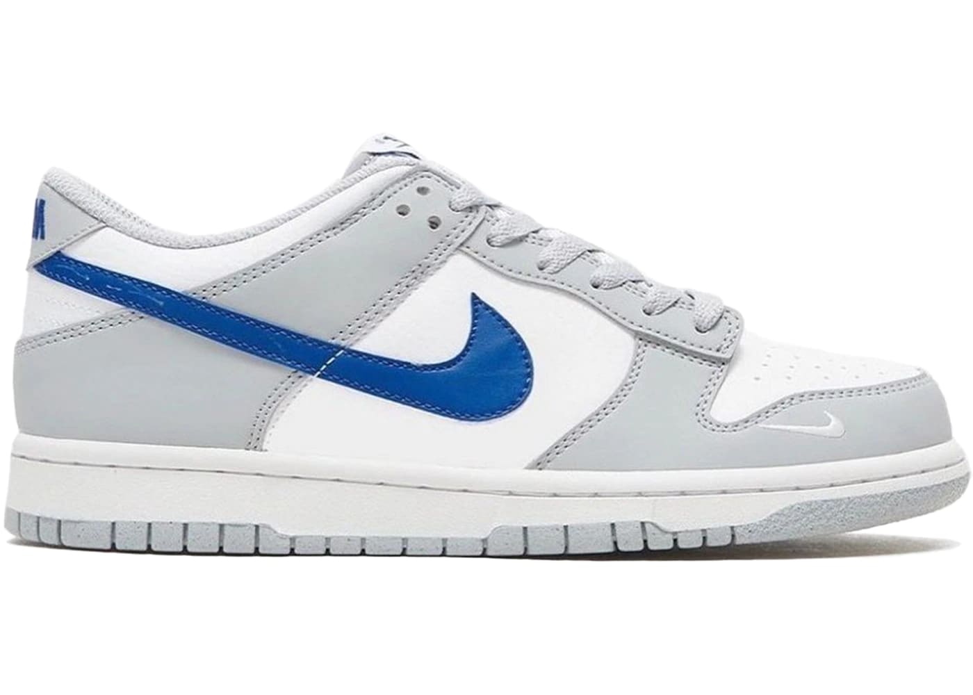 Nike Dunk Low Mini Swoosh Wolf Grey Game Royal (GS) – SOLEPLIER