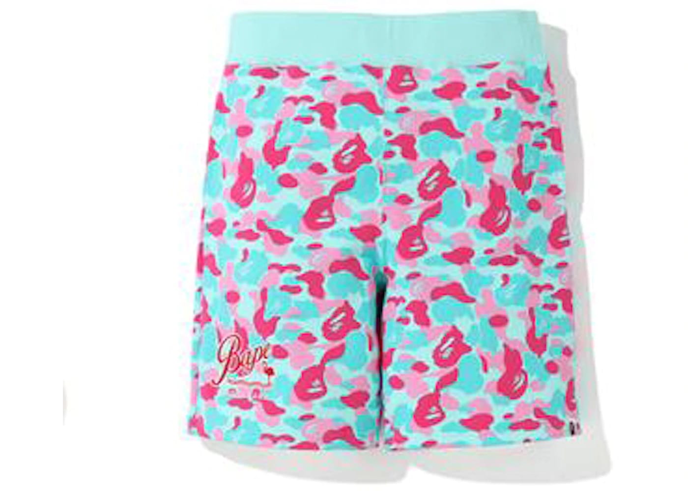BAPE Store Miami Sweat Shorts Pink/Blue