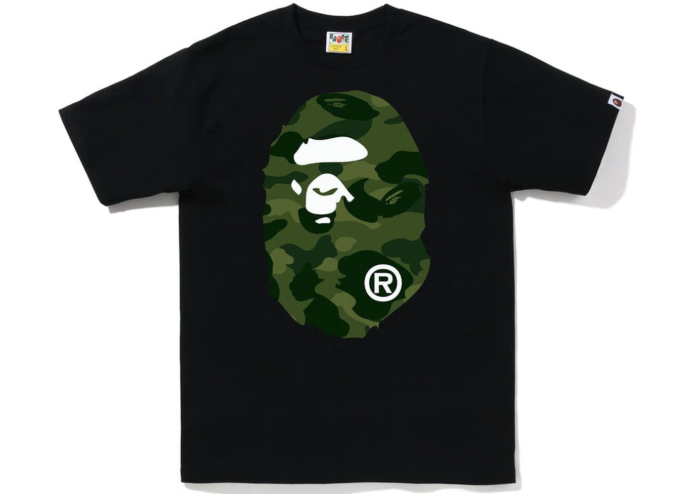 BAPE Color Camo Big Ape Head Tee (FW22) Black Red