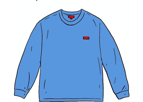 Supreme Small Box L/S Tee Light Royal – SOLEPLIER