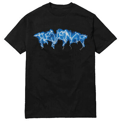 Revenge Blue Lightning Tee Black