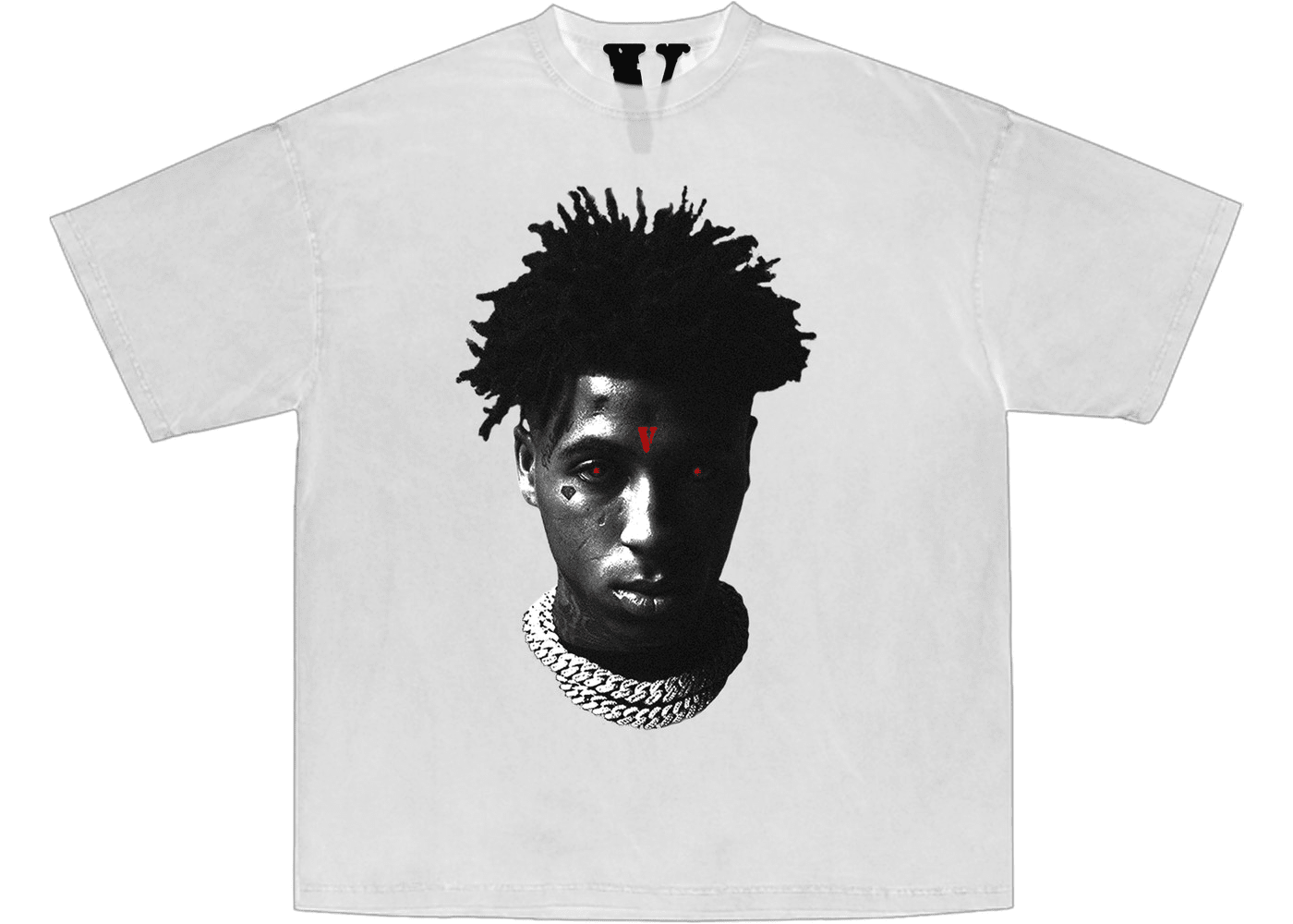 YoungBoy NBA x Vlone Reaper's Child Tee White