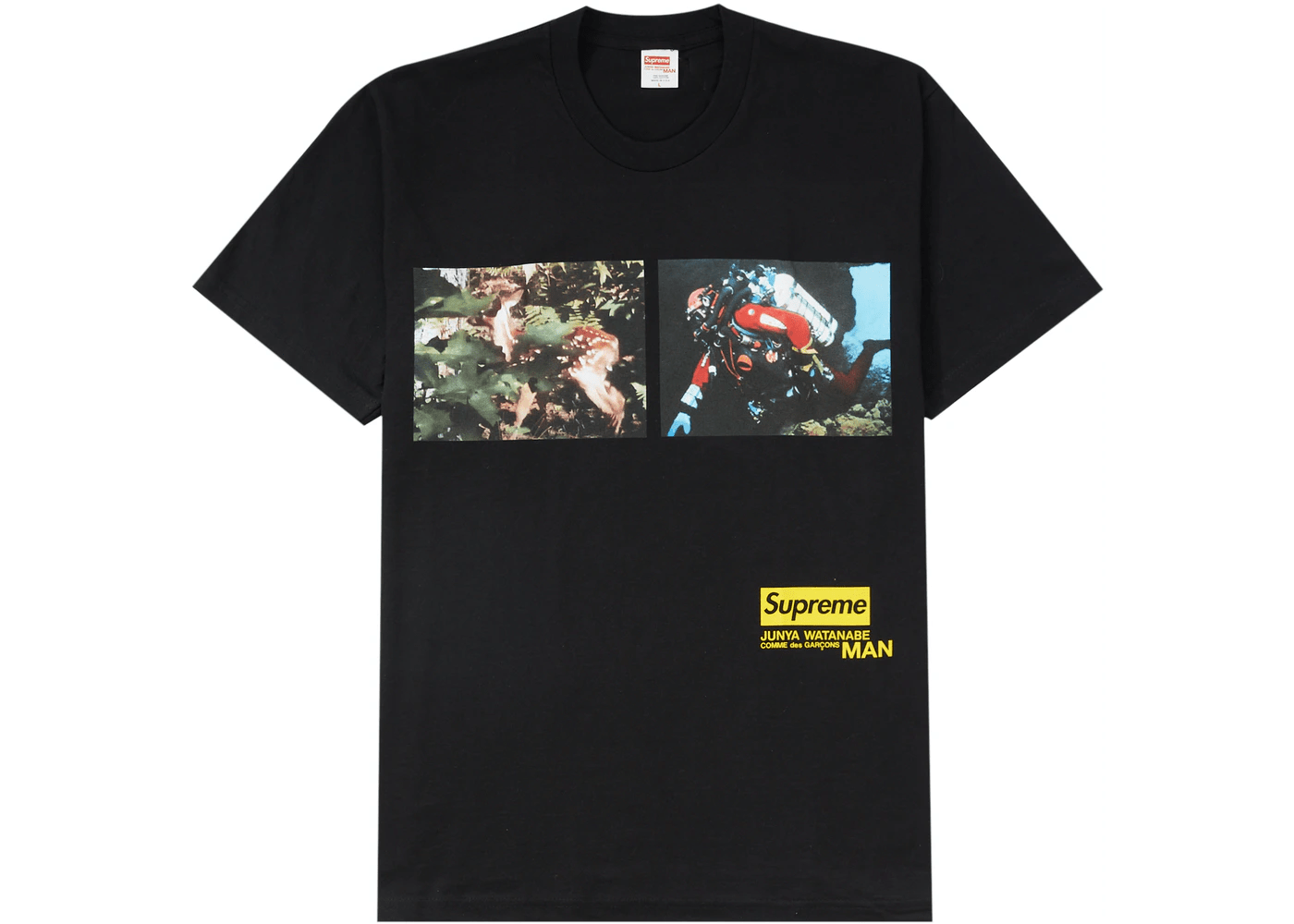 Supreme JUNYA WATANABE CDG MAN Nature Tee Black – SOLEPLIER