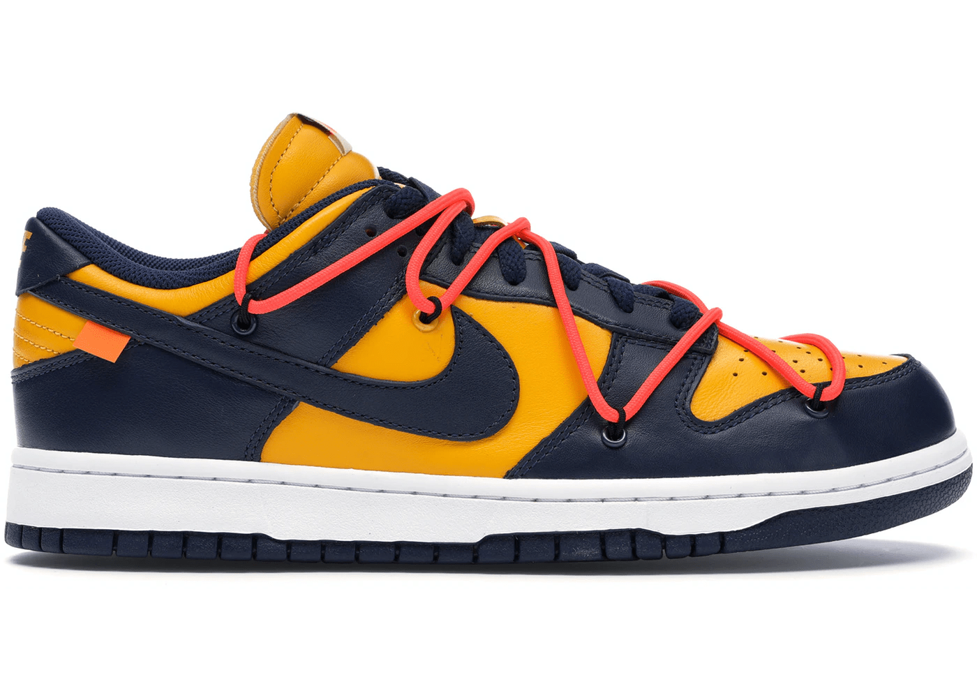 Nike Dunk Low Off-White University Gold Midnight Navy  display picture 1
