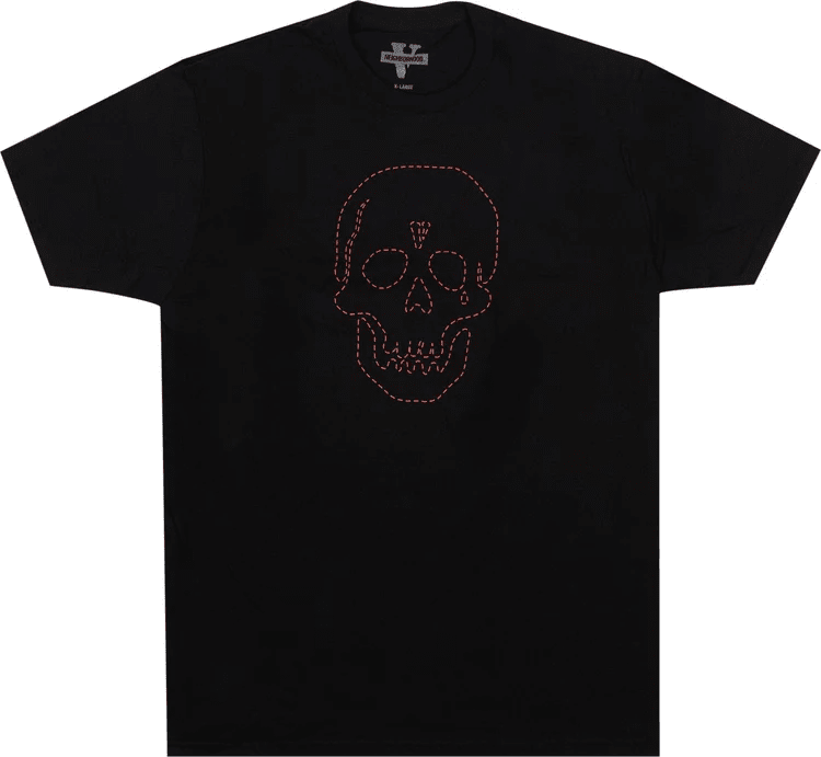 Vlone x Neighborhood Skull Tee Black/Red