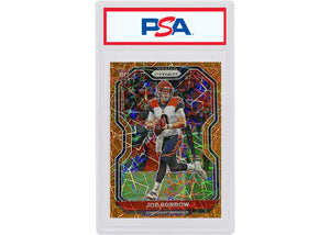 Joe Burrow 2020 Panini Prizm Rookie Lazer #307 (PSA or BGS Graded)
