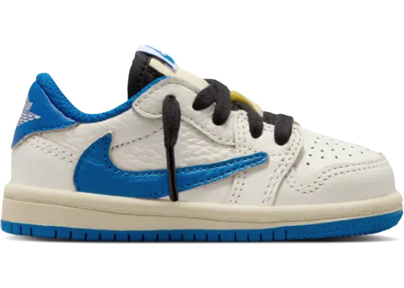 Jordan 1 Retro Low OG SP Fragment X Travis Scott Sail Military Blue (TD)