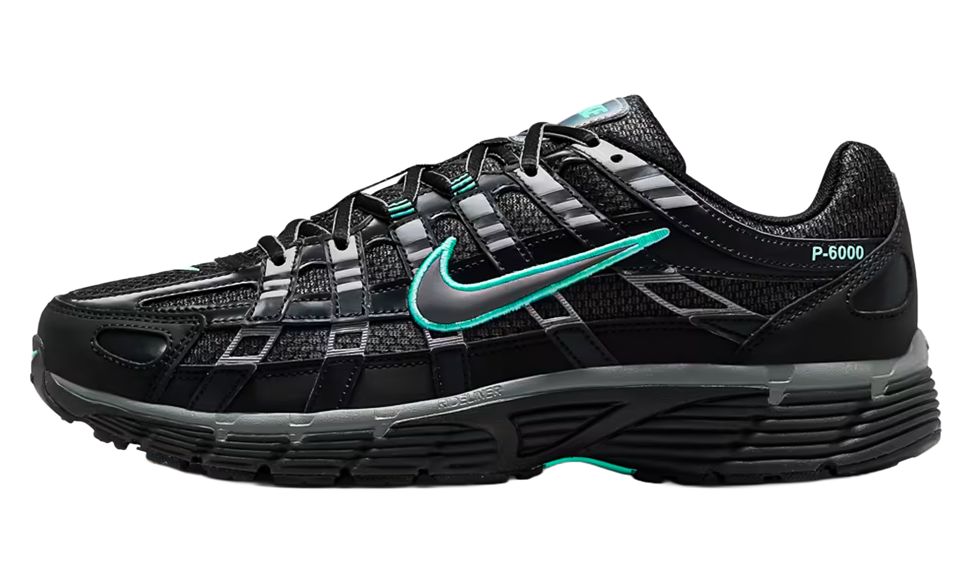 Nike P-6000 Black Hyper Turquoise Cool Grey
