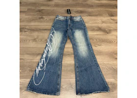 Raspberry Hills Script Logo Denim Jeans