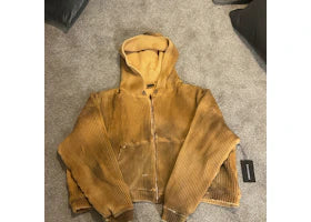 GV Gallery Raspberry Hills Waffle Thermal Zip Up ‘Mustard’
