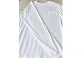 Chrome Hearts Cross Pocket Long Sleeve T-Shirt White