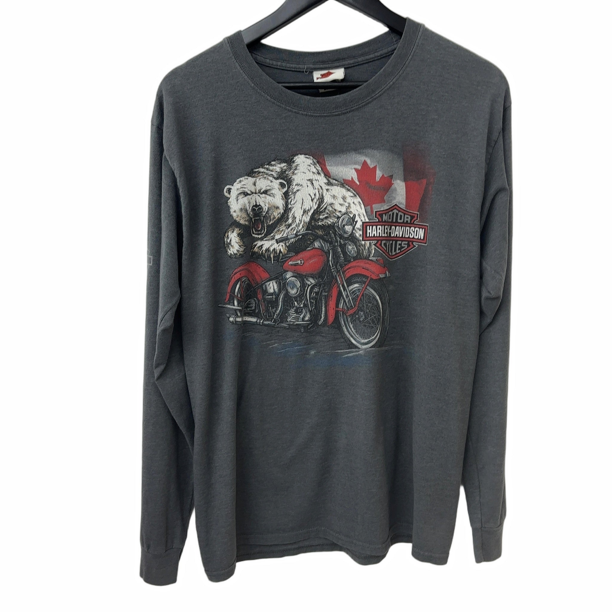 Vintage Harley Davidson Crownest Trail L/S Tee