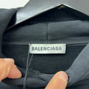 Balenciaga Archetype Back Logo Hoodie Black
