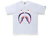 BAPE Color Camo Shark T-Shirt (SS20) White/Purple