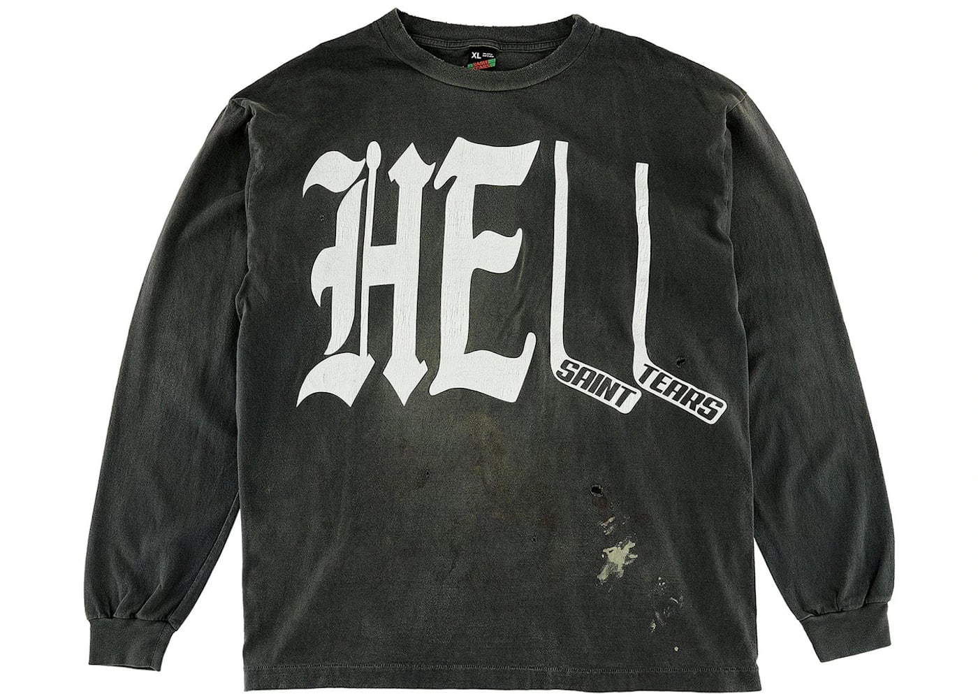 Saint Mxxxxxx x Denim Tears HELL L/S T-Shirt Vintage Black