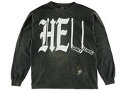 Saint Mxxxxxx x Denim Tears HELL L/S T-Shirt Vintage Black