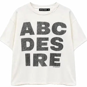 BOTTEGA DESIRES ABC DESIRES TEE WHITE