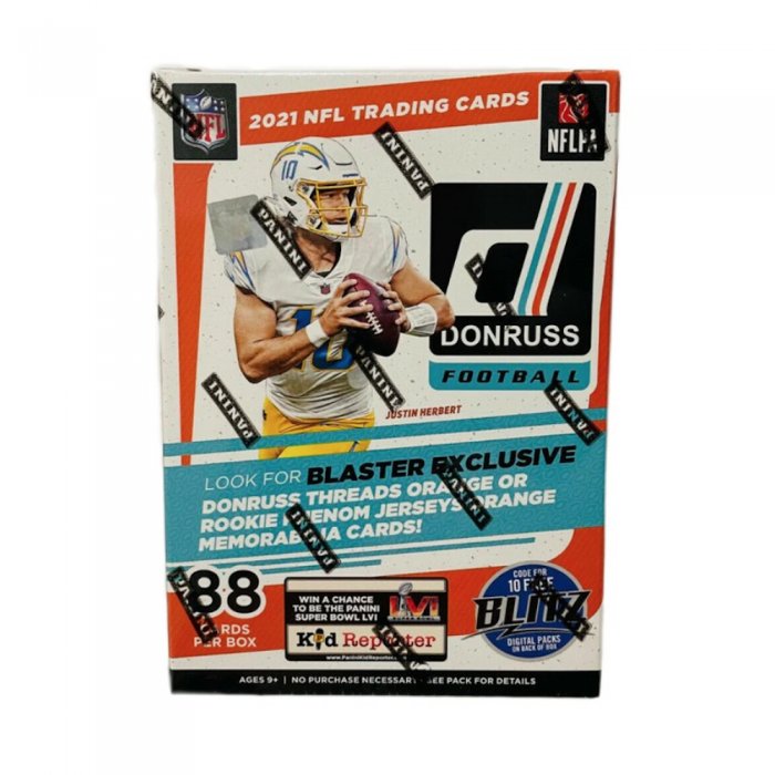 2021 Panini Donruss Football Blaster Box (Threads Orange) (Fanatics Exclusive)