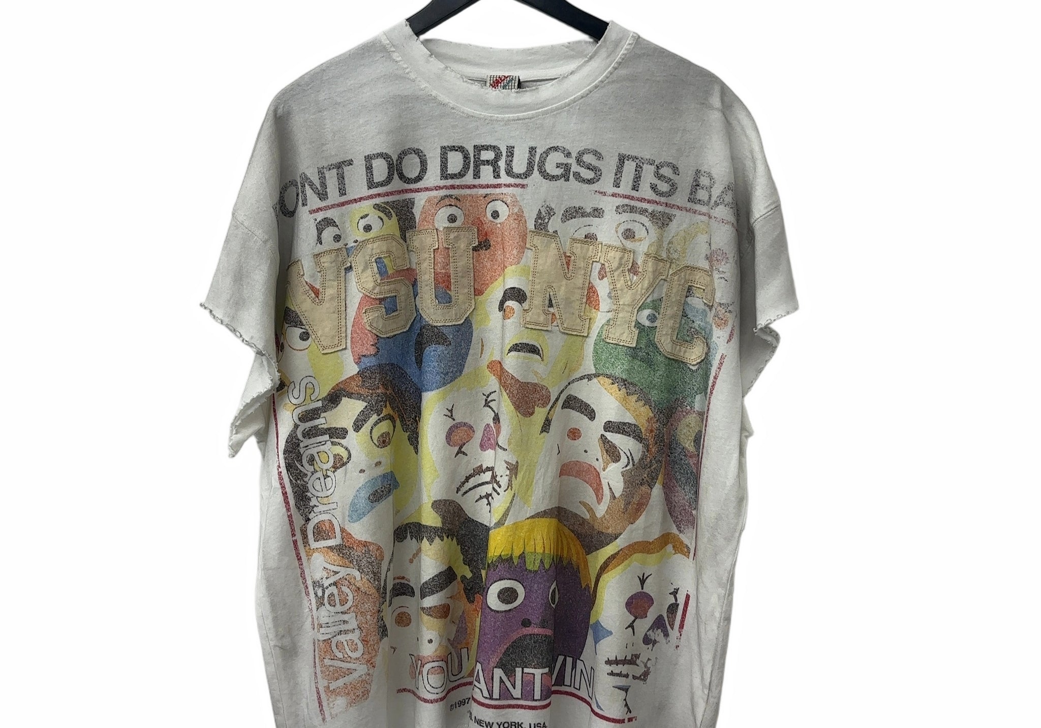 VALE FOREVER NO DRUGS TANK WHITE