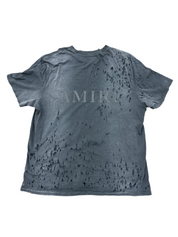 Amiri Shotgun Logo Faded Tee Black Size XXL