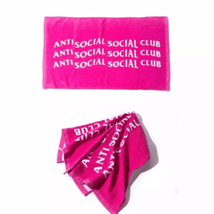 Anti Social Social Club Towel Pink