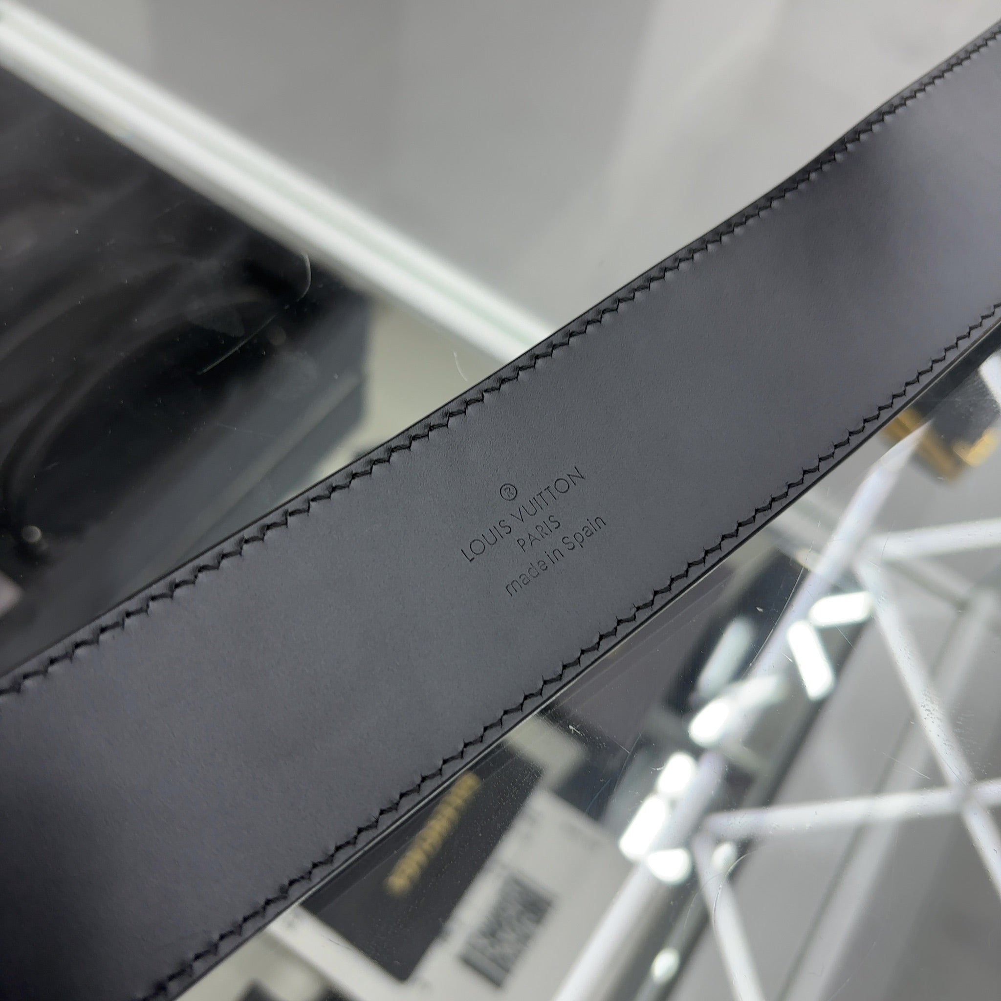 Louis Vuitton LV Initiales 40mm Monogram Belt Black