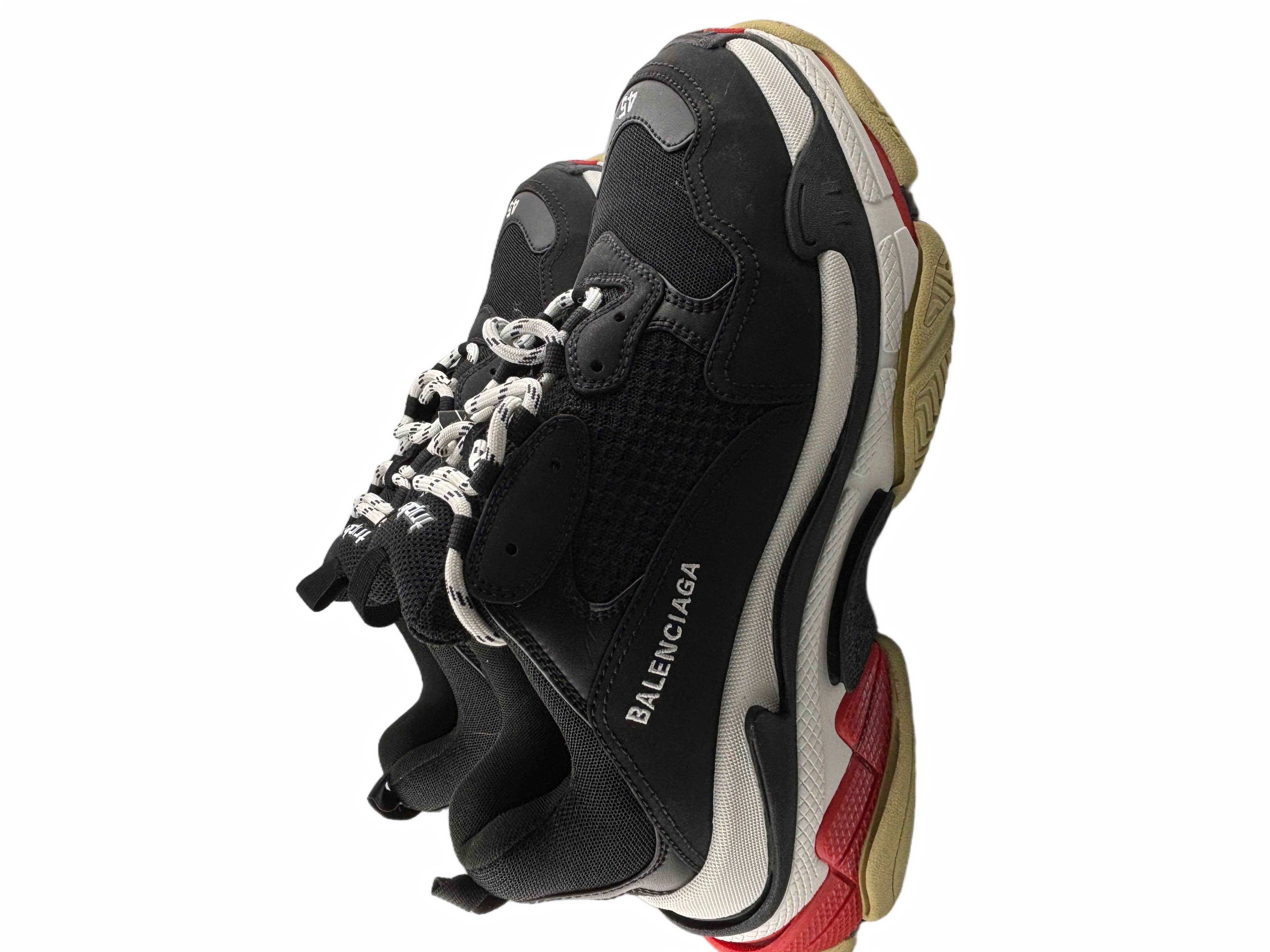 Balenciaga Triple S Black White Red (2018 Reissue)
