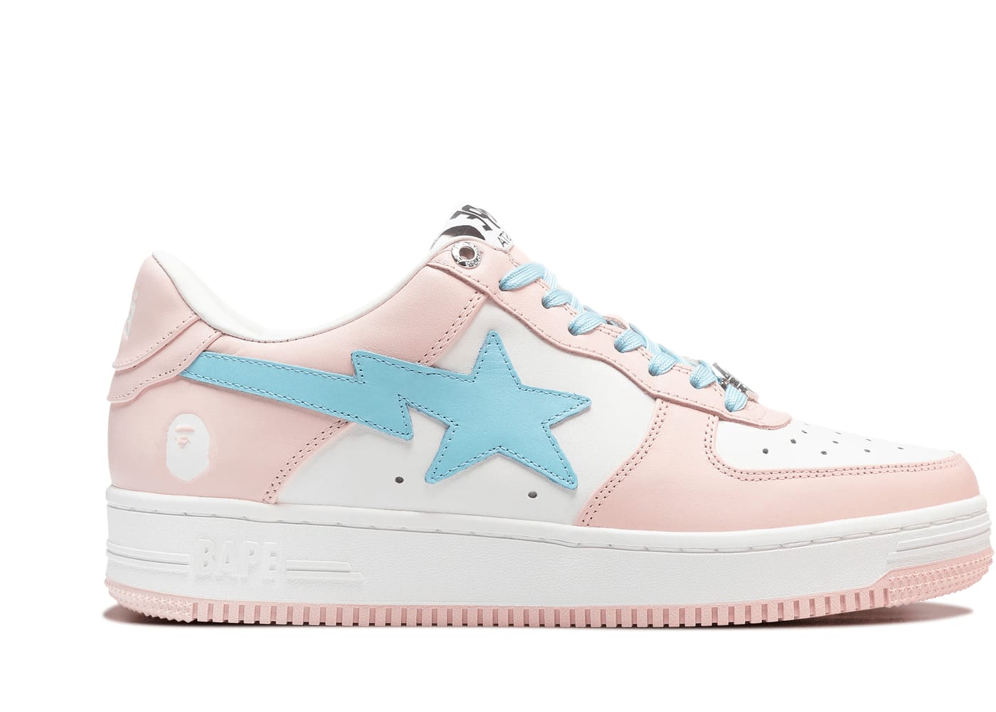 A Bathing Ape Bape Sta Pastel Pink
