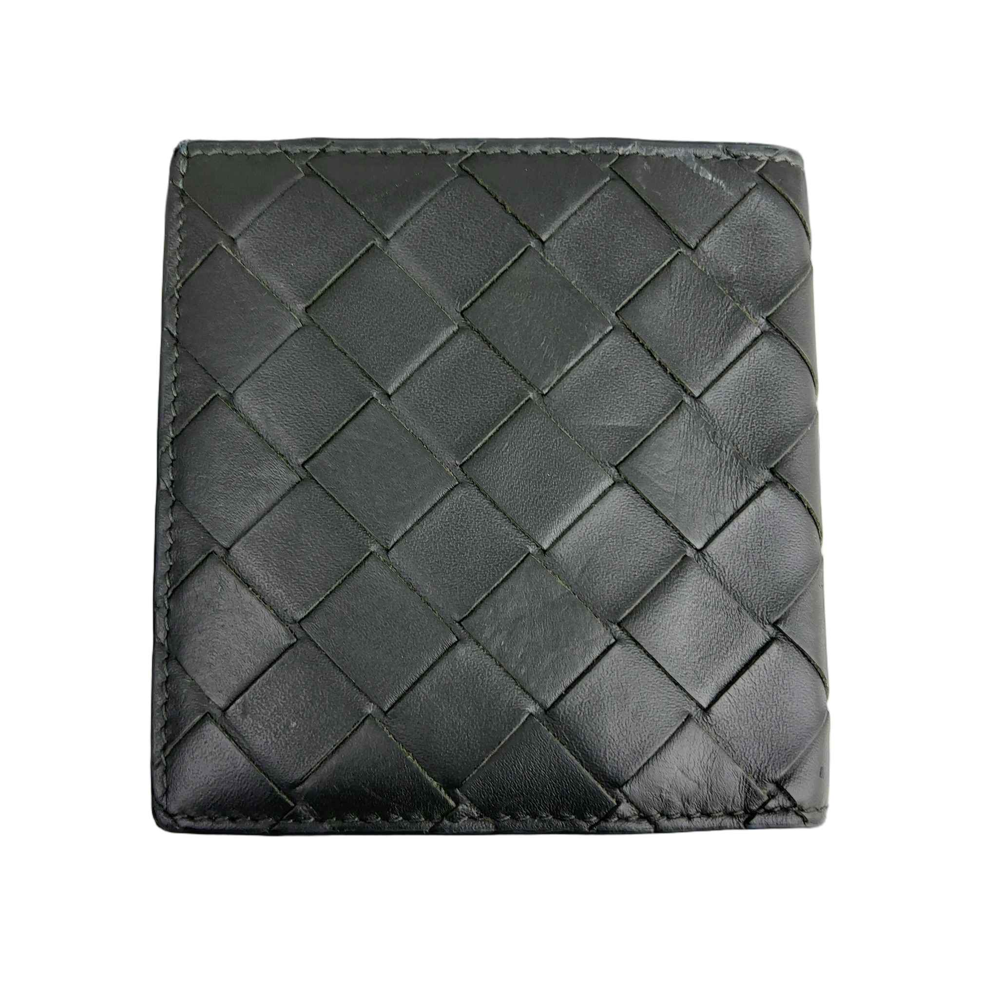Bottega Veneta Black Bottega Veneta Bifold Wallet Black