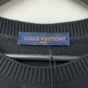 Louis Vuitton Embellished Wool Damier Pullover