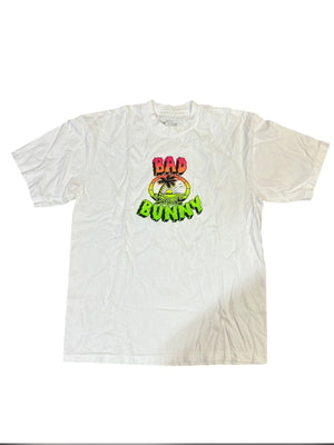 Bad Bunny Un Verano Sin Ti Palm Tree Tee White