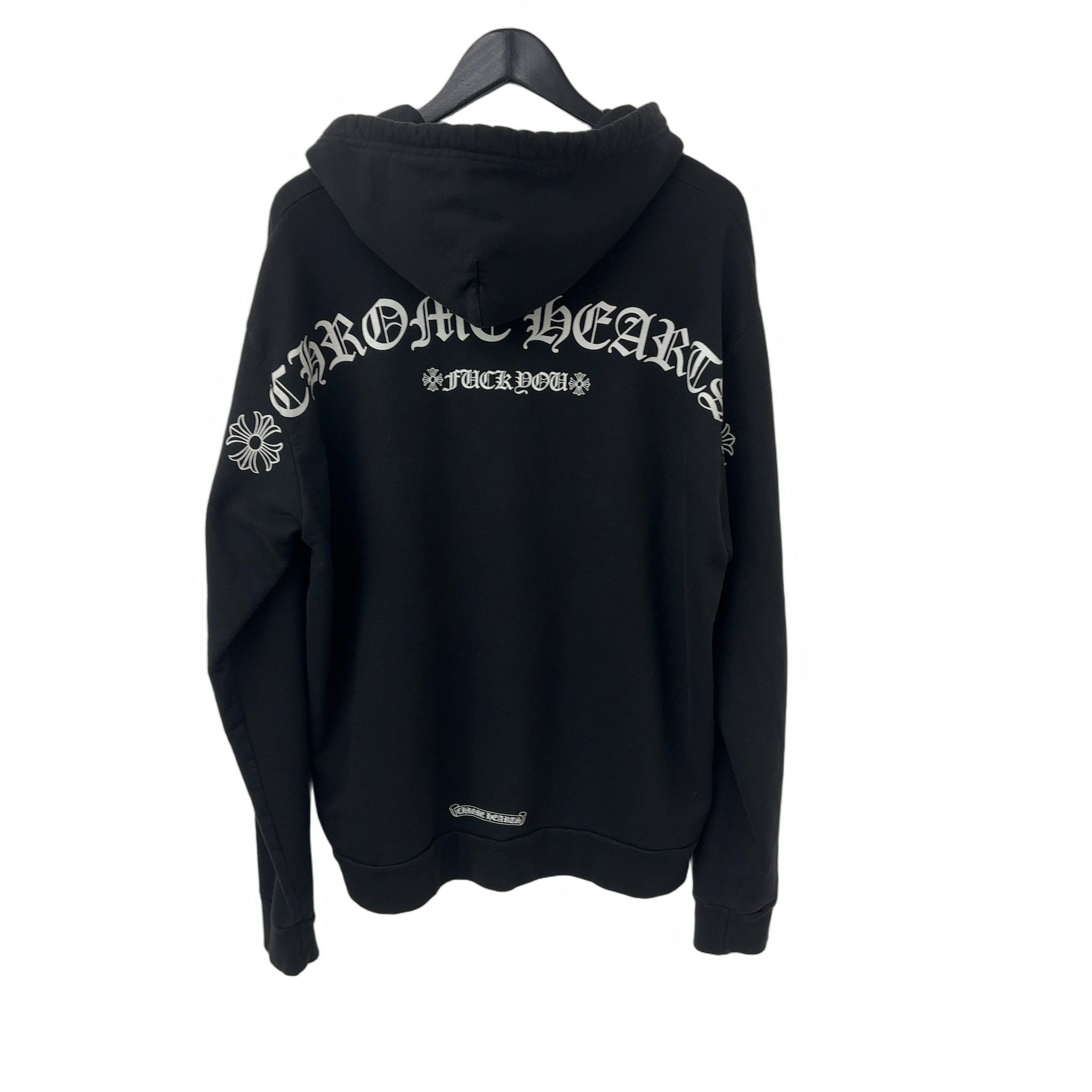 Chrome Hearts Fuck You T-Bar Logo Hoodie Black