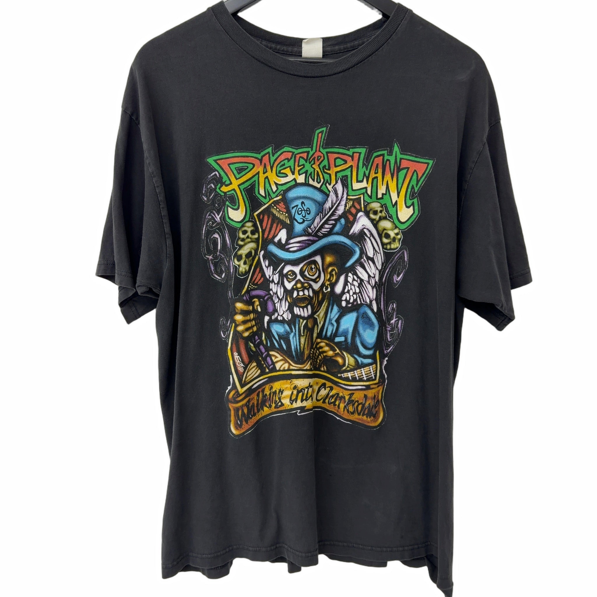 Vintage 1998 Page and Plant Walking Into Clarksdale Tee