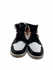Jordan 1 Mid Arctic Orange Black Toe