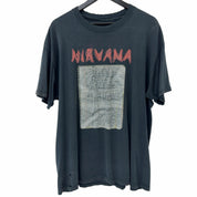 Vintage 2003 Nirvana Ghost Notebook Kurt Cobain Tee