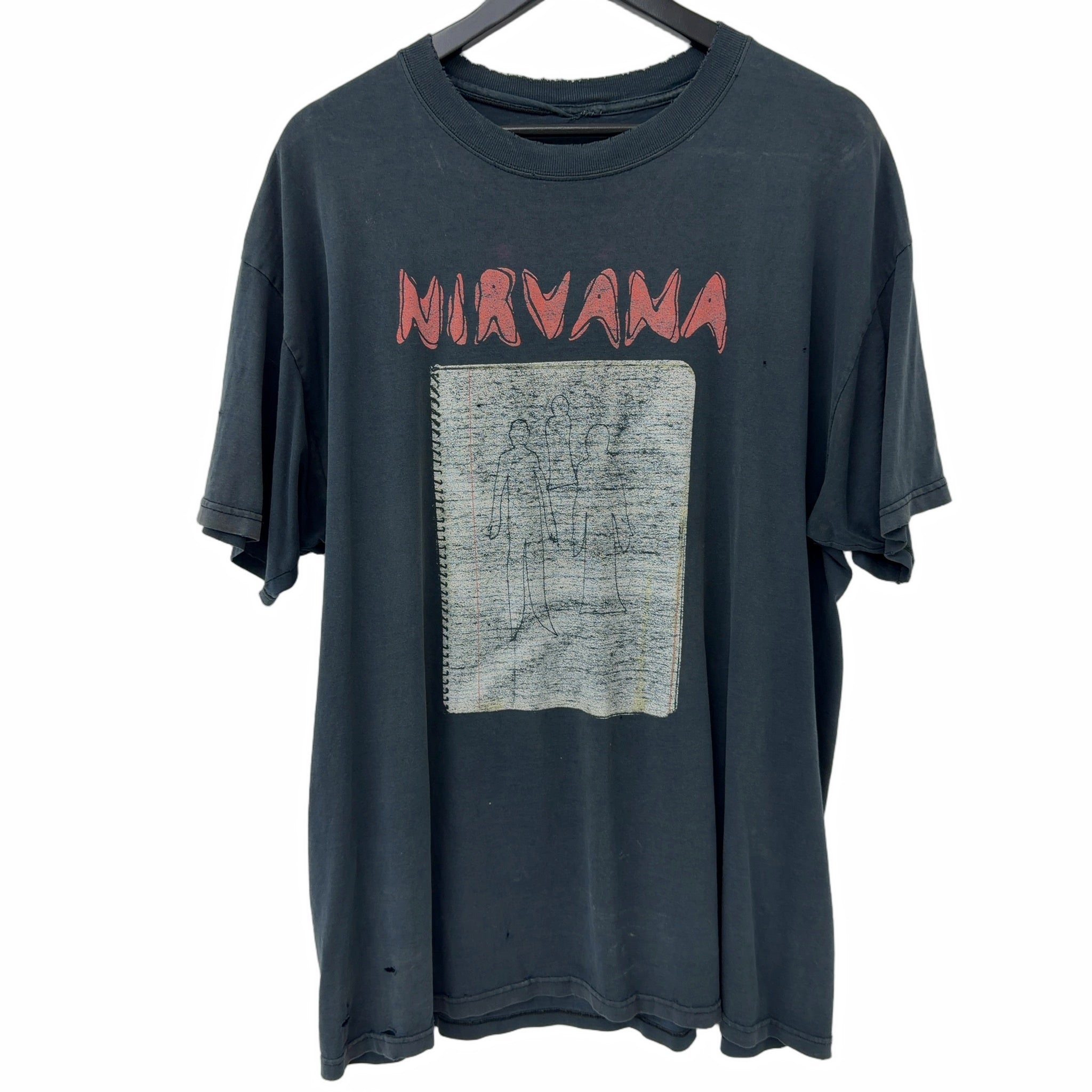 Vintage 2003 Nirvana Ghost Notebook Kurt Cobain Tee