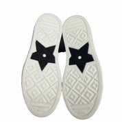 Dior Beige Floral Embroidered Canvas Walk'n'Dior Sneakers