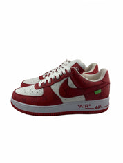Louis Vuitton Nike Air Force 1 Low By Virgil Abloh White Red