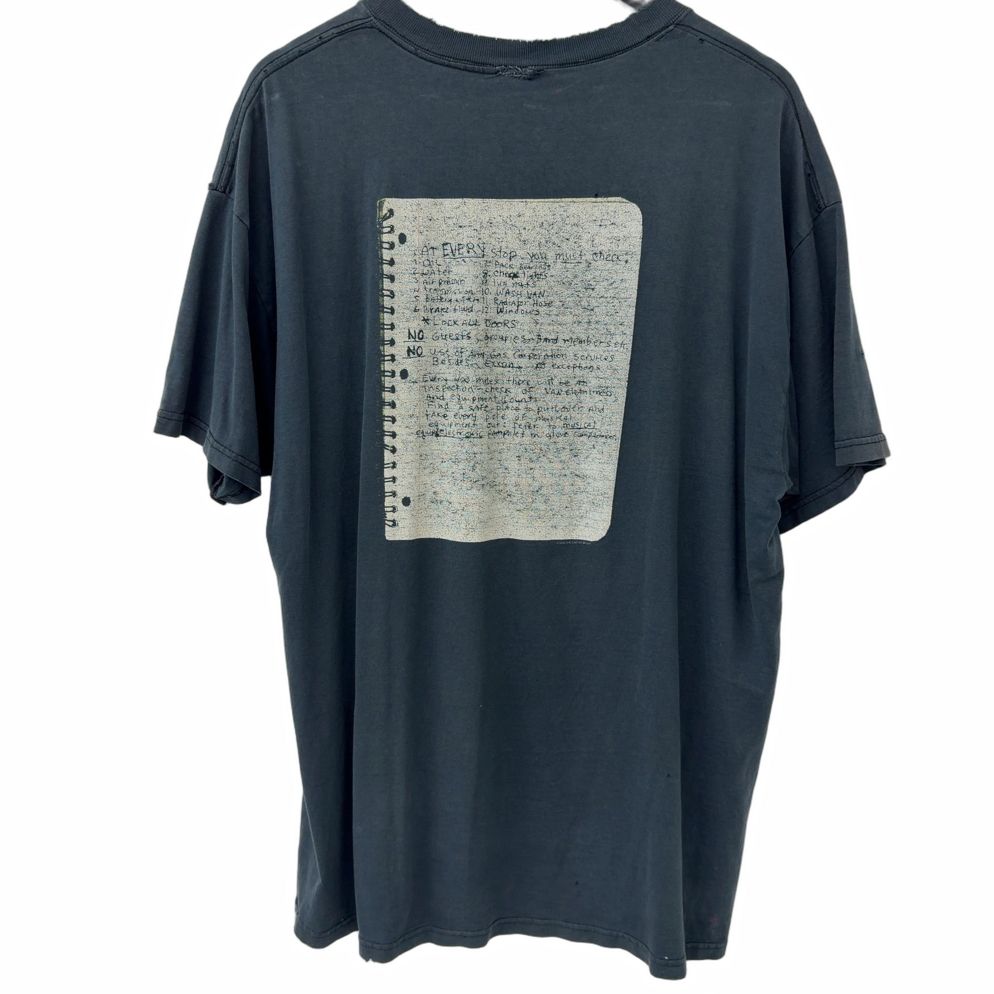 Vintage 2003 Nirvana Ghost Notebook Kurt Cobain Tee