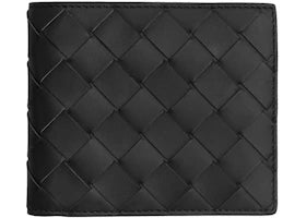 Bottega Veneta Black Bottega Veneta Bifold Wallet Black